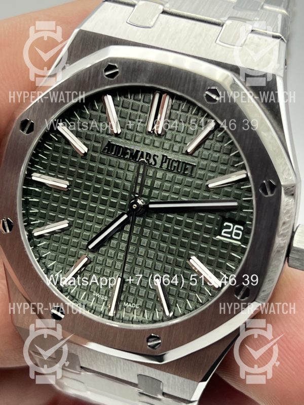 Фото 5 - Audemars Piguet Royal Oak 41mm 15510ST.OO.1320ST.04 50th Anniversary Green Steel