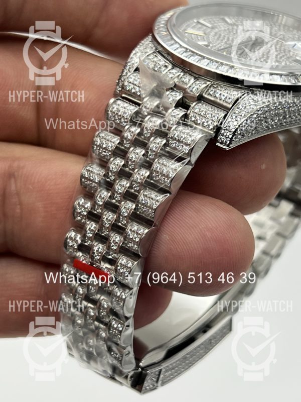 Фото 17 - Rolex DateJust 41mm 126300 Custom Diamonds Steel Art 11314