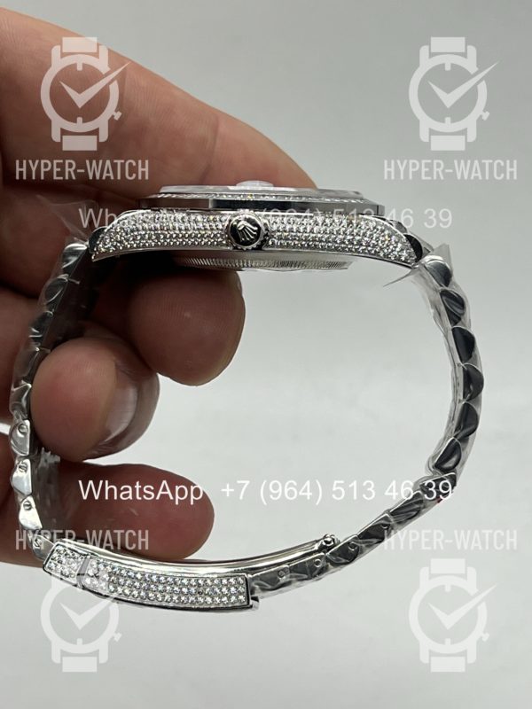 Фото 18 - Rolex DateJust 41mm 126300 Custom Diamonds Steel Art 11314