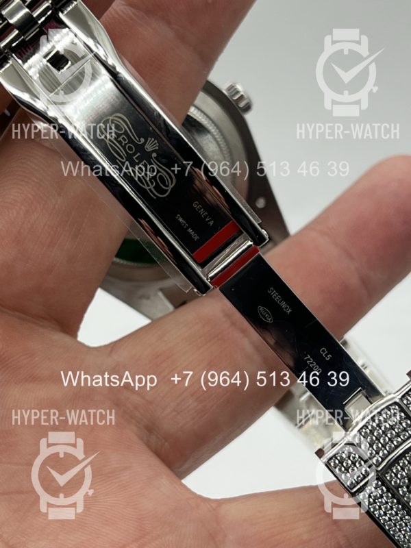 Фото 25 - Rolex DateJust 41mm 126300 Custom Diamonds Steel Art 11314