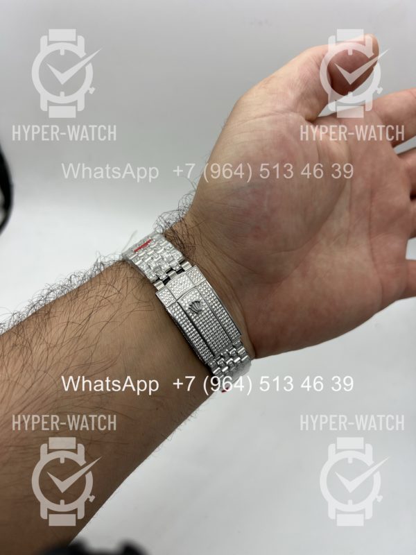 Фото 32 - Rolex DateJust 41mm 126300 Custom Diamonds Steel Art 11314