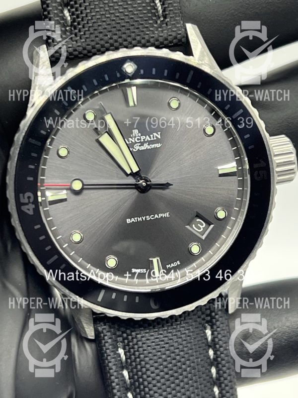 Фото 2 - Blancpain Fifty Fathoms Bathyscaphe 43mm 5000 1110 B52A V2