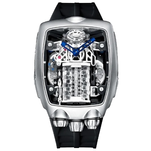 Товар JACOB & Co Bugatti Chiron BU200.20 Steel Black Фото 1 - JACOB & Co Bugatti Chiron BU200.20 Steel Black