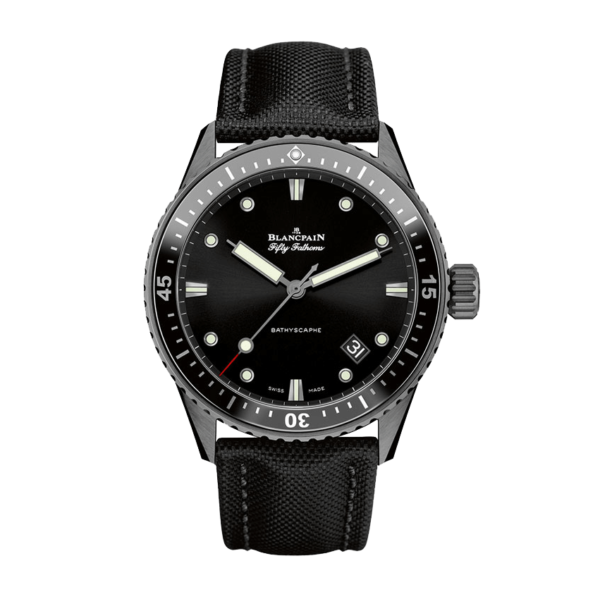 Товар Blancpain Fifty Fathoms Bathyscaphe 43mm 5000 0130 B52A Black Фото 1 - Blancpain Fifty Fathoms Bathyscaphe 43mm 5000 0130 B52A Black