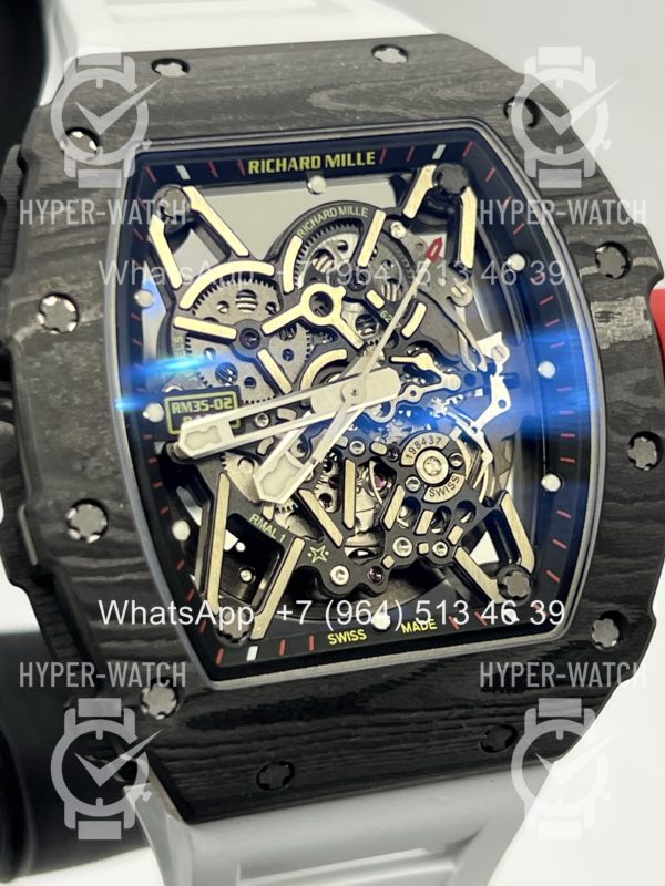 Товар Richard Mille RM 035-02 Rafa Carbon Black White Art 11546 Фото 9 - Richard Mille RM 035-02 Rafa Carbon Black White Art 11546