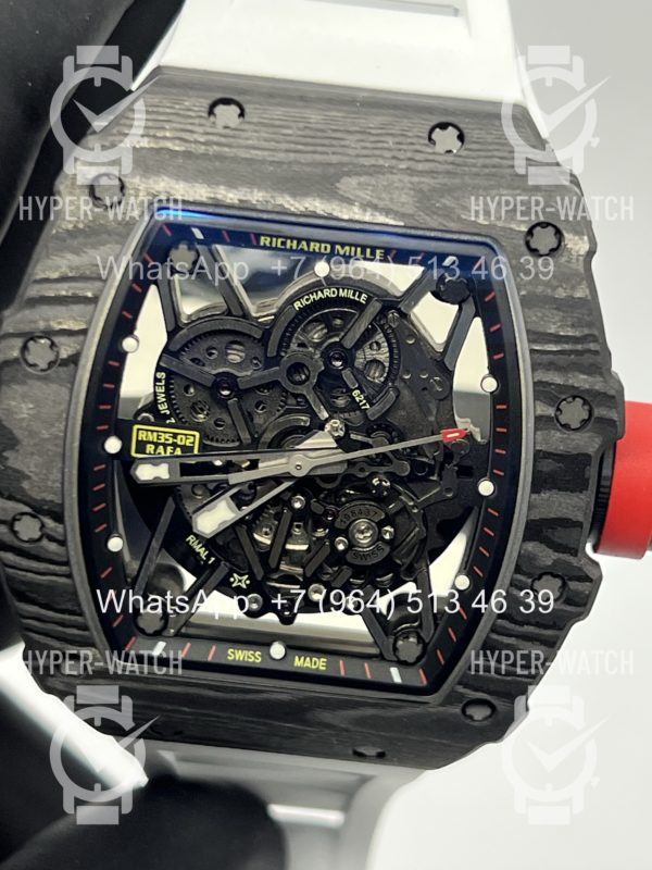 Товар Richard Mille RM 035-02 Rafa Carbon Black White Art 11546 Фото 13 - Richard Mille RM 035-02 Rafa Carbon Black White Art 11546