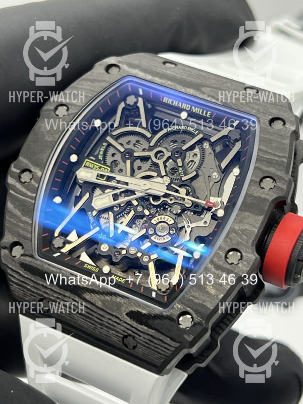 Товар Richard Mille RM 035-02 Rafa Carbon Black White Art 11546 Фото 14 - Richard Mille RM 035-02 Rafa Carbon Black White Art 11546