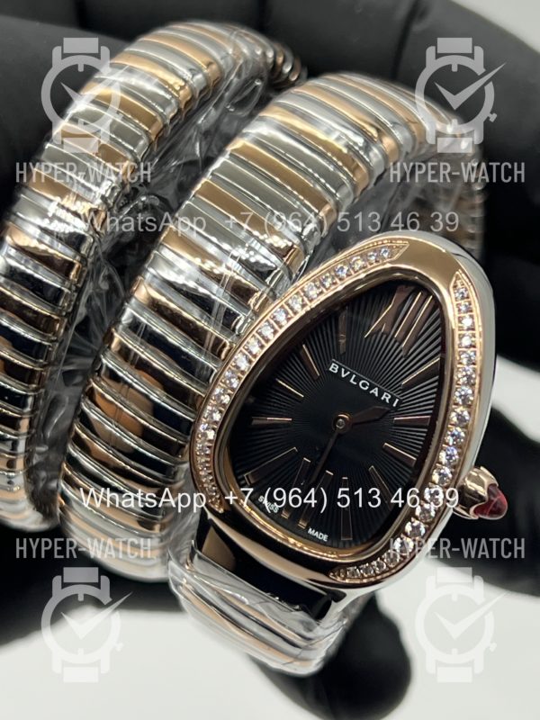 Фото 11 - Bvlgari Serpenti Tubogas 35mm 102099 Steel