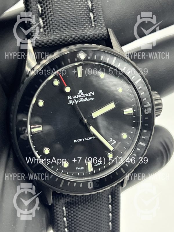 Товар Blancpain Fifty Fathoms Bathyscaphe 43mm 5000 0130 B52A Black Фото 3 - Blancpain Fifty Fathoms Bathyscaphe 43mm 5000 0130 B52A Black
