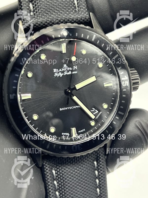 Товар Blancpain Fifty Fathoms Bathyscaphe 43mm 5000 0130 B52A Black Фото 5 - Blancpain Fifty Fathoms Bathyscaphe 43mm 5000 0130 B52A Black