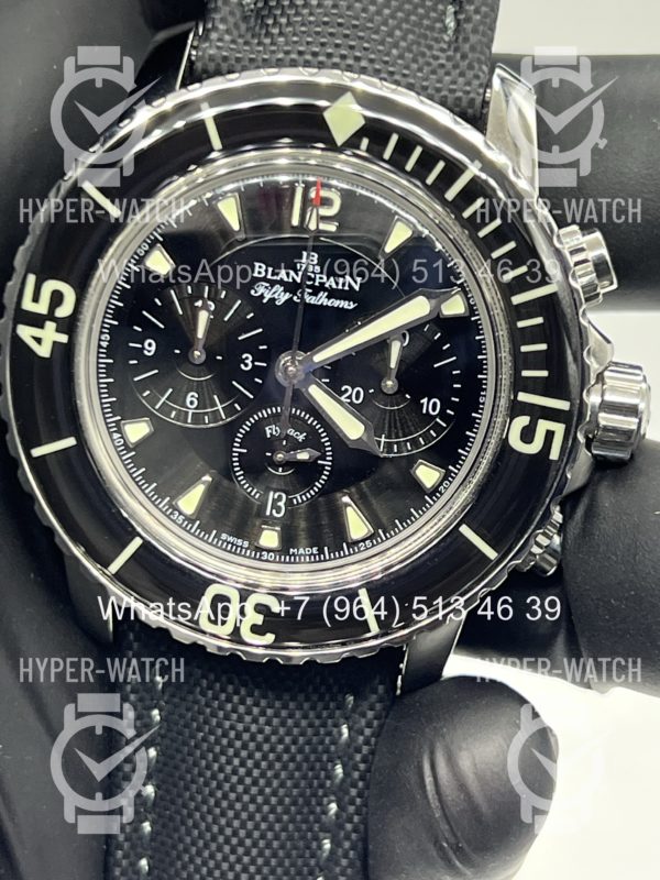 Товар Blancpain Fifty Fathoms Flyback Chronograph 5085F-1130-52 Steel Фото 4 - Blancpain Fifty Fathoms Flyback Chronograph 5085F-1130-52 Steel