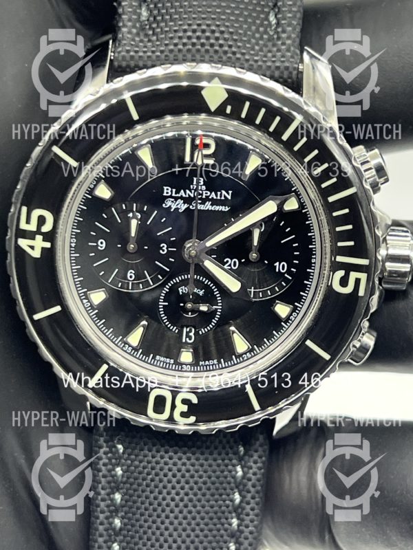 Товар Blancpain Fifty Fathoms Flyback Chronograph 5085F-1130-52 Steel Фото 7 - Blancpain Fifty Fathoms Flyback Chronograph 5085F-1130-52 Steel
