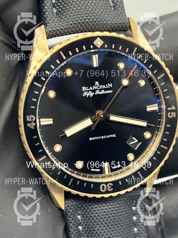Фото 2 - Blancpain Fifty Fathoms Bathyscaphe 43mm 5000 36S30 Steel