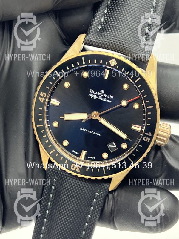 Фото 3 - Blancpain Fifty Fathoms Bathyscaphe 43mm 5000 36S30 Steel
