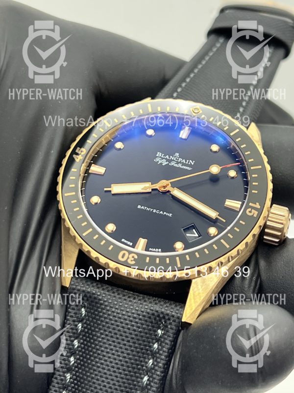Фото 4 - Blancpain Fifty Fathoms Bathyscaphe 43mm 5000 36S30 Steel