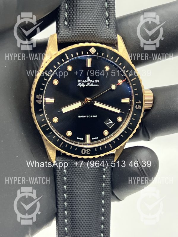 Фото 5 - Blancpain Fifty Fathoms Bathyscaphe 43mm 5000 36S30 Steel