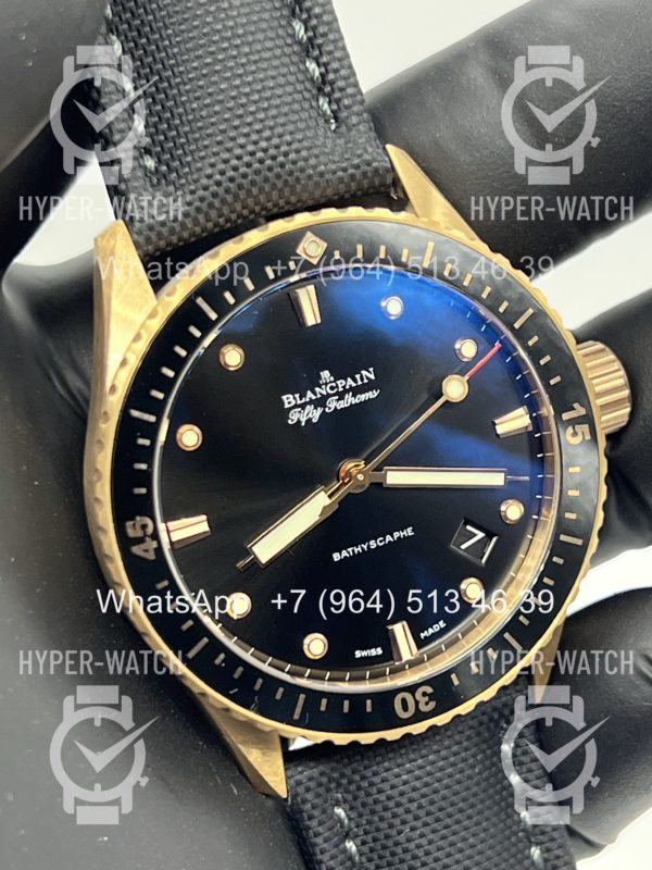 Фото 6 - Blancpain Fifty Fathoms Bathyscaphe 43mm 5000 36S30 Steel