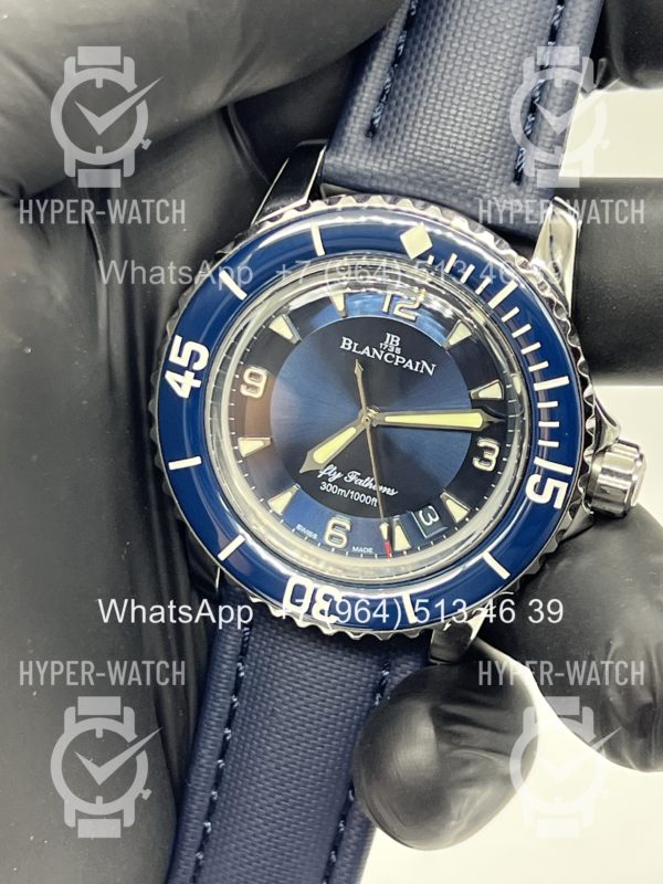Фото 10 - Blancpain Fifty Fathoms 5015-12B40-O52A Steel Blue