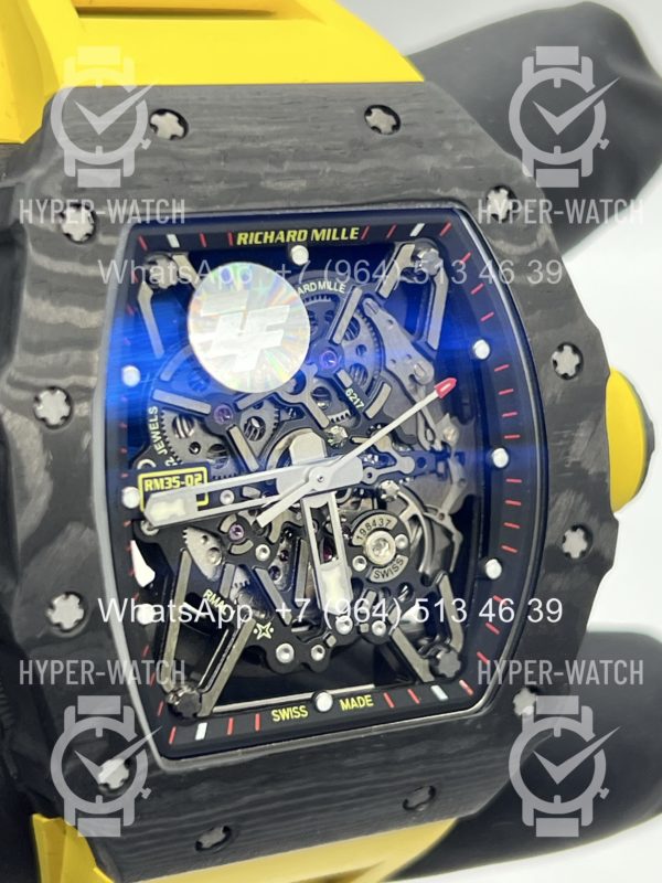 Товар Richard Mille RM 035-02 Rafa Carbon Yellow ZF Фото 8 - Richard Mille RM 035-02 Rafa Carbon Yellow ZF