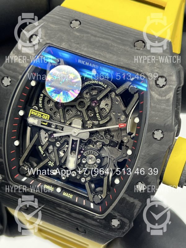 Товар Richard Mille RM 035-02 Rafa Carbon Yellow ZF Фото 10 - Richard Mille RM 035-02 Rafa Carbon Yellow ZF