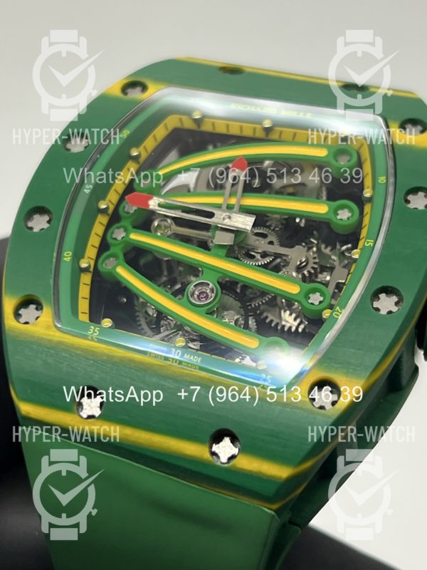 Фото 11 - Richard Mille RM 59-01 Tourbillon Green Art 11609