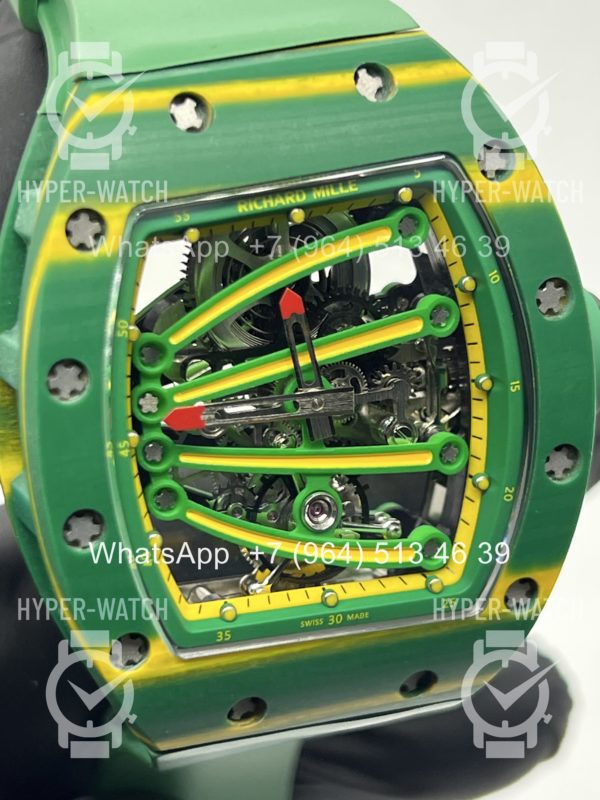 Фото 14 - Richard Mille RM 59-01 Tourbillon Green Art 11609