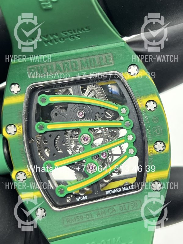 Фото 20 - Richard Mille RM 59-01 Tourbillon Green Art 11609