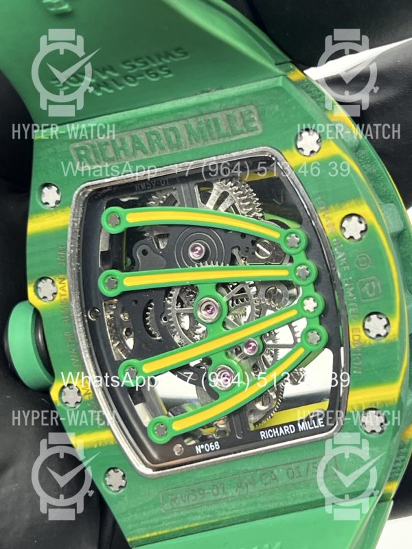Фото 21 - Richard Mille RM 59-01 Tourbillon Green Art 11609