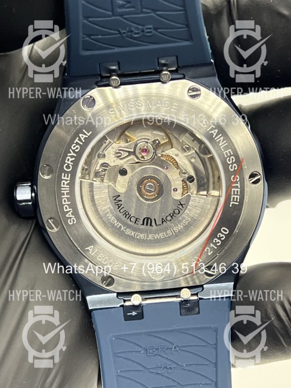 Фото 9 - Maurice Lacroix Aikon 39mm AI6007-PVC00-430-4 Blue