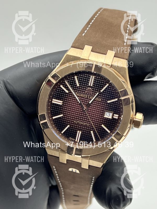 Фото 8 - Maurice Lacroix Aikon 42mm AI6008-BRZ01-730-3 Steel