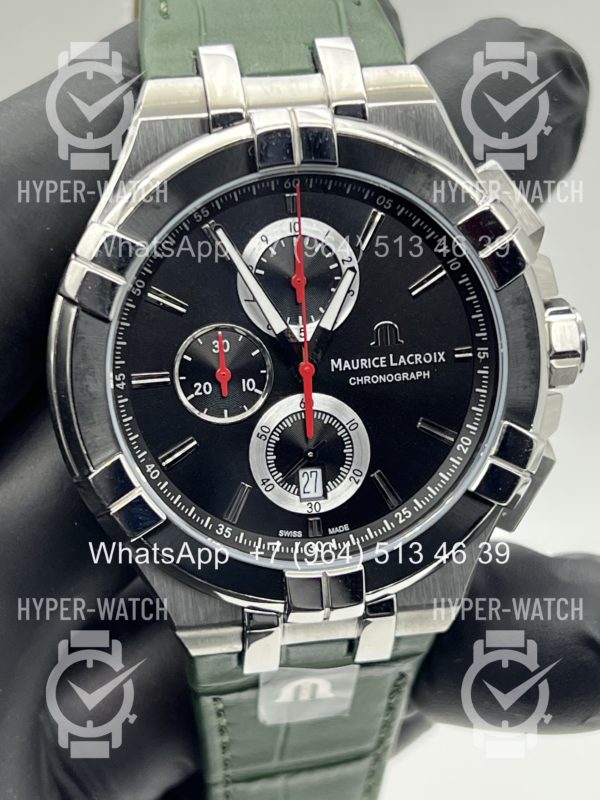 Фото 10 - Maurice Lacroix Aikon Chronograph 44mm AI1018-PVB21-330-1