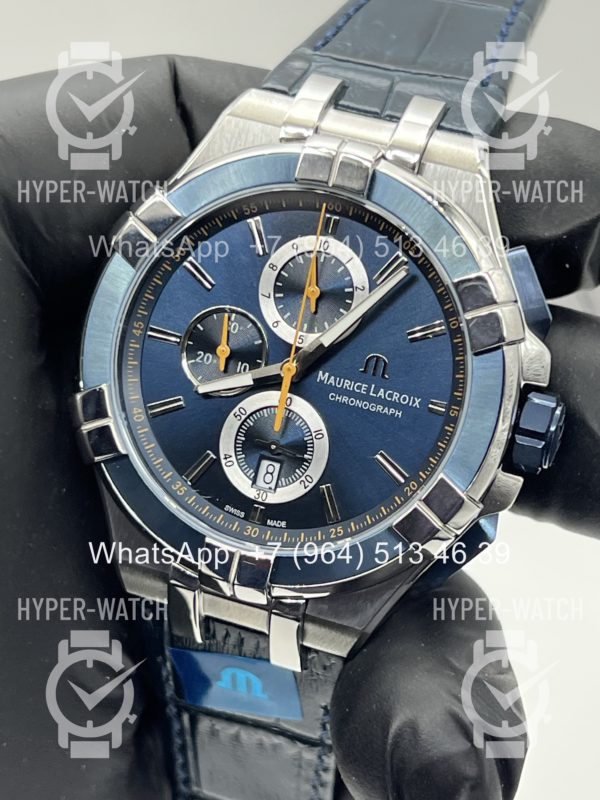 Товар Maurice Lacroix Aikon Chronograph 44mm AI1018-SS001-432-4 Steel Фото 7 - Maurice Lacroix Aikon Chronograph 44mm AI1018-SS001-432-4 Steel
