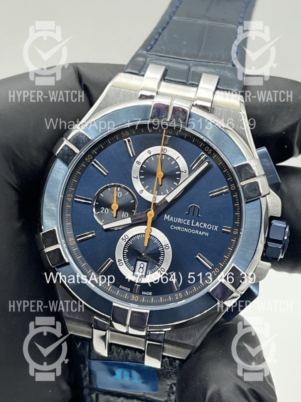 Товар Maurice Lacroix Aikon Chronograph 44mm AI1018-SS001-432-4 Steel Фото 9 - Maurice Lacroix Aikon Chronograph 44mm AI1018-SS001-432-4 Steel