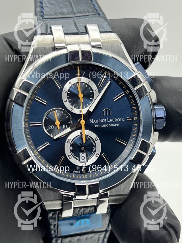 Товар Maurice Lacroix Aikon Chronograph 44mm AI1018-SS001-432-4 Steel Фото 12 - Maurice Lacroix Aikon Chronograph 44mm AI1018-SS001-432-4 Steel