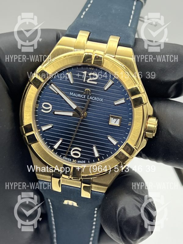 Товар Maurice Lacroix Aikon 44mm AI1028-BRZ01-420-1 Blue Фото 2 - Maurice Lacroix Aikon 44mm AI1028-BRZ01-420-1 Blue