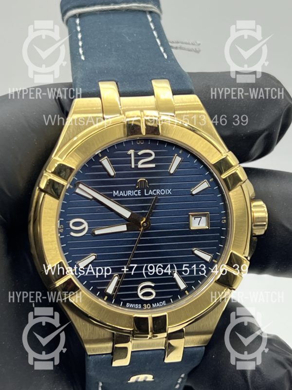 Товар Maurice Lacroix Aikon 44mm AI1028-BRZ01-420-1 Blue Фото 4 - Maurice Lacroix Aikon 44mm AI1028-BRZ01-420-1 Blue