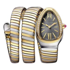 Фото 40 - Bvlgari Serpenti Tubogas 35mm Steel Grey Art 11746
