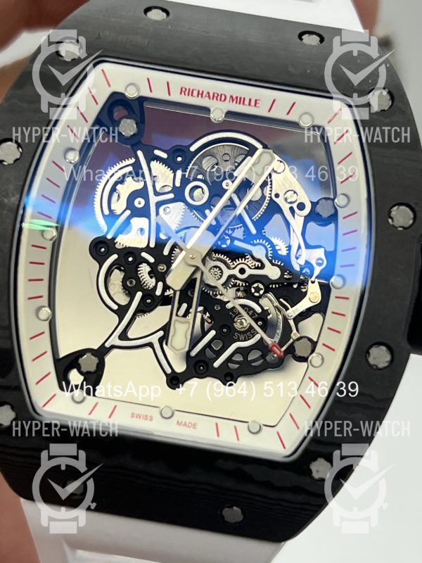 Фото 2 - Richard Mille RM 055 Carbon Black White Art 11982