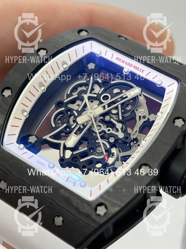 Фото 7 - Richard Mille RM 055 Carbon Black White Art 11982