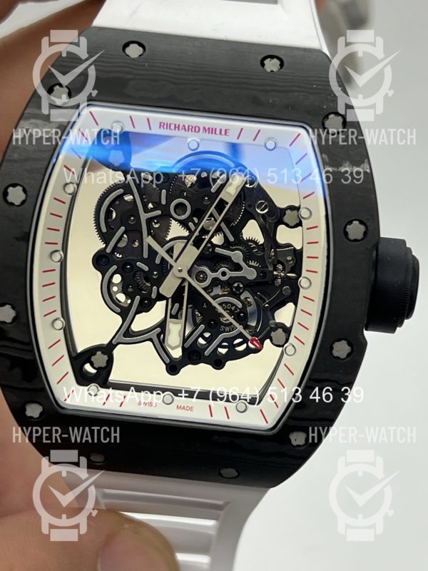 Фото 15 - Richard Mille RM 055 Carbon Black White Art 11982