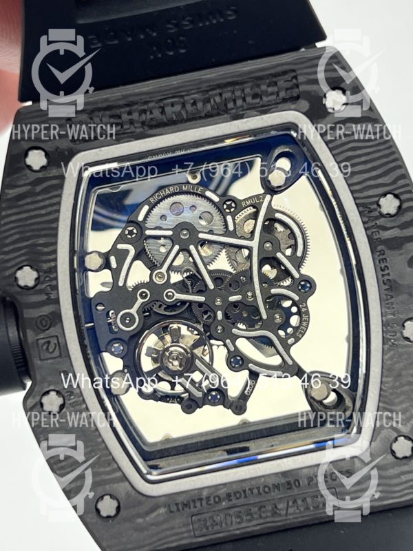 Товар Richard Mille RM 055 Carbon Black Art 11980 Фото 21 - Richard Mille RM 055 Carbon Black Art 11980
