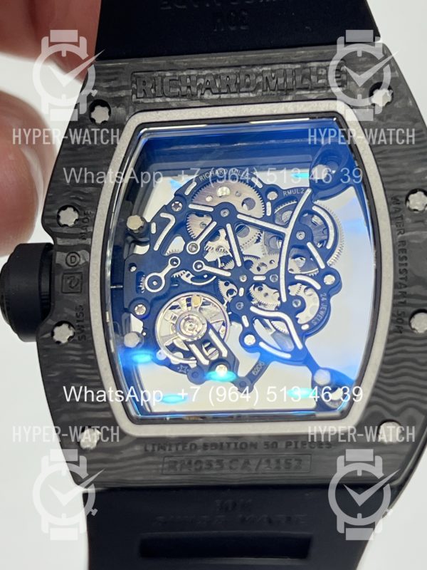Товар Richard Mille RM 055 Carbon Black Art 11980 Фото 23 - Richard Mille RM 055 Carbon Black Art 11980