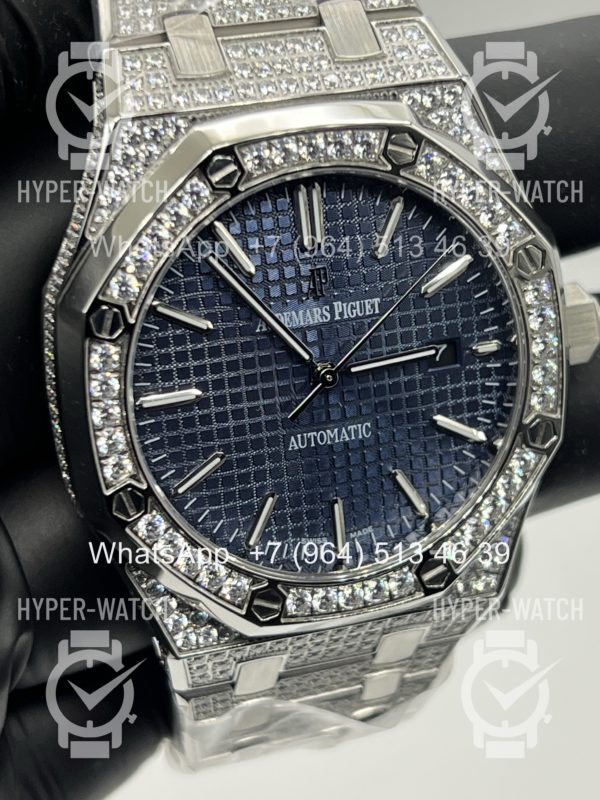 Товар Audemars Piguet Royal Oak 41mm Diamond Blue Art 11957 Фото 9 - Audemars Piguet Royal Oak 41mm Diamond Blue Art 11957