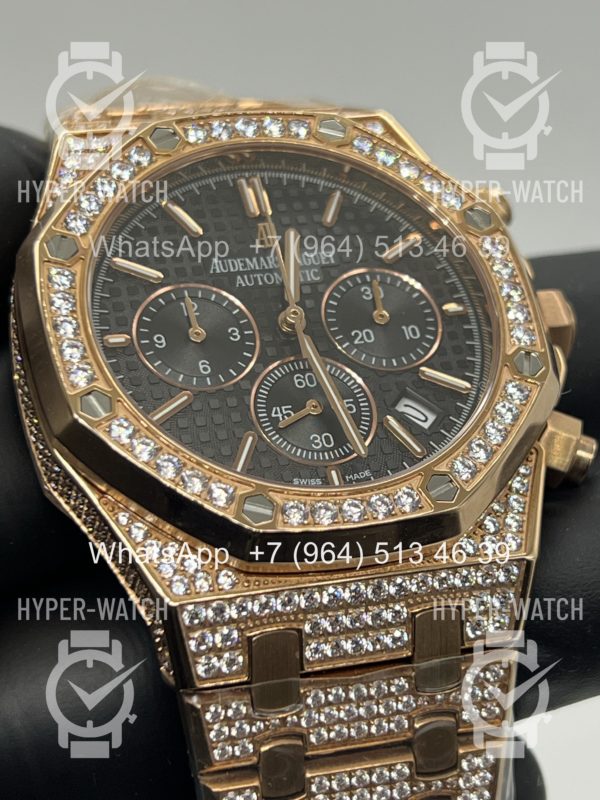 Товар Audemars Piguet Royal Oak Chronograph 41mm 26240OR.OO.1320OR.02 Diamond Black Фото 5 - Audemars Piguet Royal Oak Chronograph 41mm 26240OR.OO.1320OR.02 Diamond Black