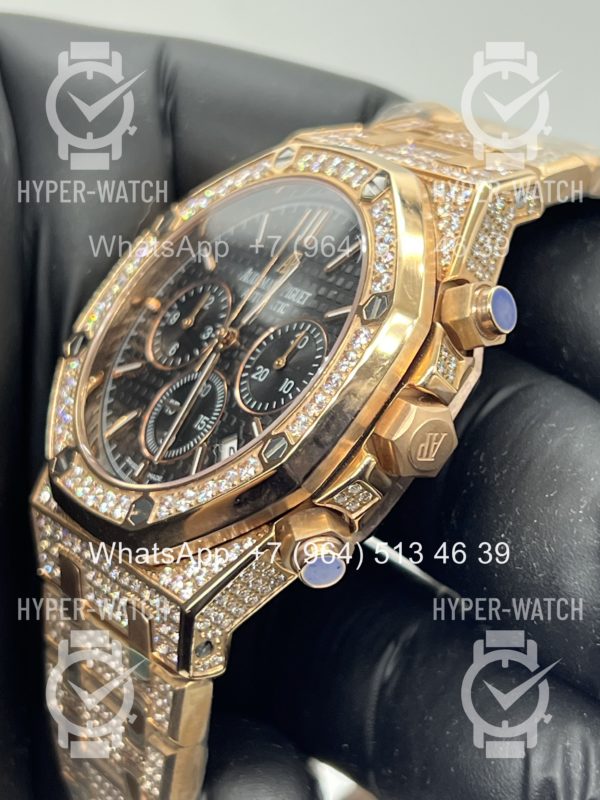 Товар Audemars Piguet Royal Oak Chronograph 41mm 26240OR.OO.1320OR.02 Diamond Black Фото 6 - Audemars Piguet Royal Oak Chronograph 41mm 26240OR.OO.1320OR.02 Diamond Black