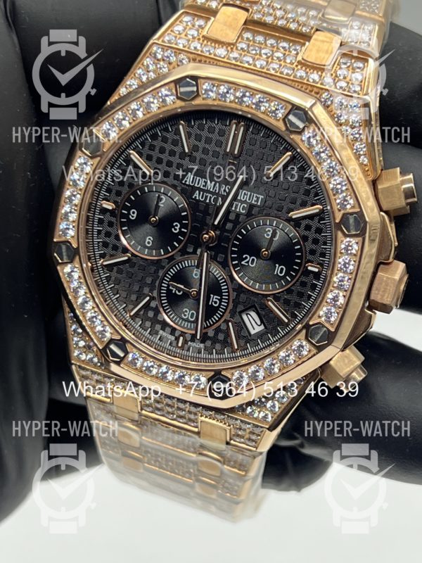 Товар Audemars Piguet Royal Oak Chronograph 41mm 26240OR.OO.1320OR.02 Diamond Black Фото 7 - Audemars Piguet Royal Oak Chronograph 41mm 26240OR.OO.1320OR.02 Diamond Black