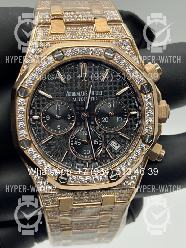 Товар Audemars Piguet Royal Oak Chronograph 41mm 26240OR.OO.1320OR.02 Diamond Black Фото 8 - Audemars Piguet Royal Oak Chronograph 41mm 26240OR.OO.1320OR.02 Diamond Black