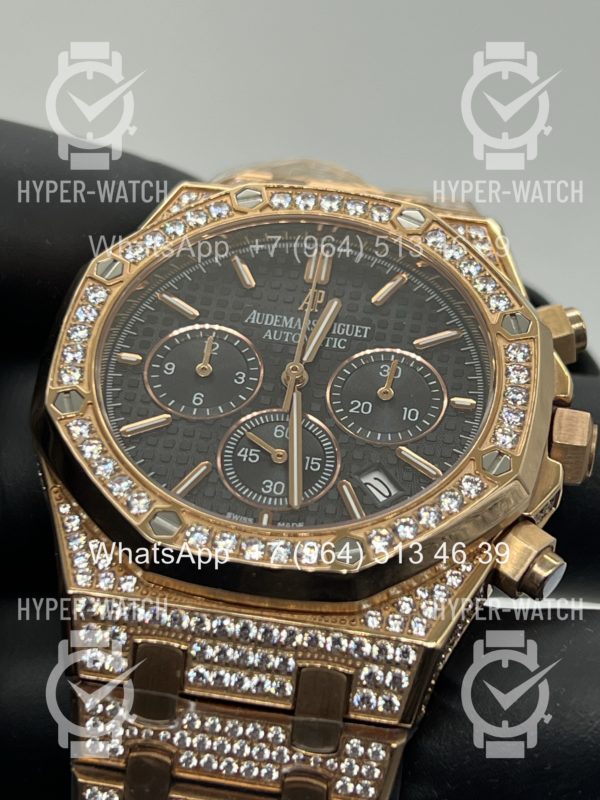 Товар Audemars Piguet Royal Oak Chronograph 41mm 26240OR.OO.1320OR.02 Diamond Black Фото 9 - Audemars Piguet Royal Oak Chronograph 41mm 26240OR.OO.1320OR.02 Diamond Black