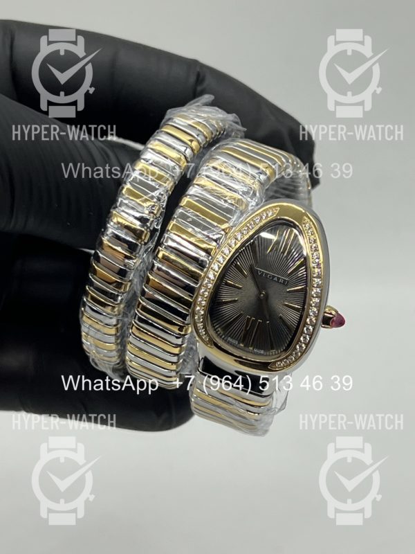 Фото 2 - Bvlgari Serpenti Tubogas 35mm Steel Grey Art 11746