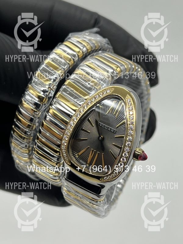 Фото 3 - Bvlgari Serpenti Tubogas 35mm Steel Grey Art 11746